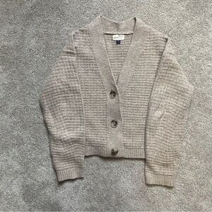 Universal Thread Beige Ribbed Cardigan